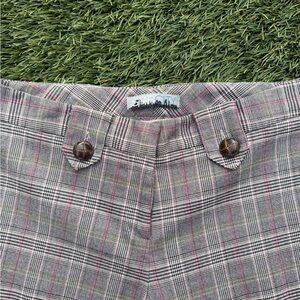 Star City Pink and Black Plaid Pants